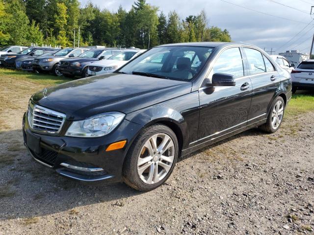 WDDGF8AB7DR270412 - 2013 MERZ C 300 4MATIC BLACK photo 2