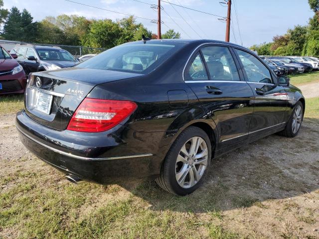 WDDGF8AB7DR270412 - 2013 MERZ C 300 4MATIC BLACK photo 4