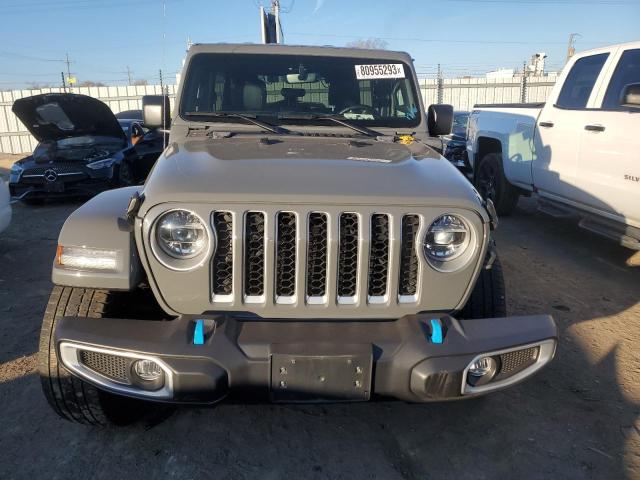 1C4JJXP67NW232216 - 2022 JEEP WRANGLER U SAHARA 4XE GRAY photo 5
