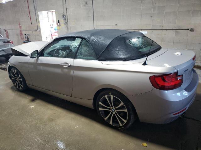 WBA1L9C58GV325027 - 2016 BMW 228 XI SULEV SILVER photo 2