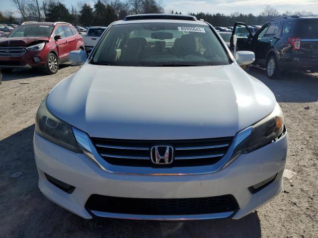 1HGCR2F80EA308204 - 2014 HONDA ACCORD EXL WHITE photo 5