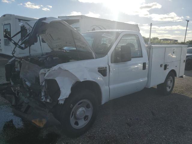 1FDWF30578EC94335 - 2008 FORD F350 SRW SUPER DUTY WHITE photo 1