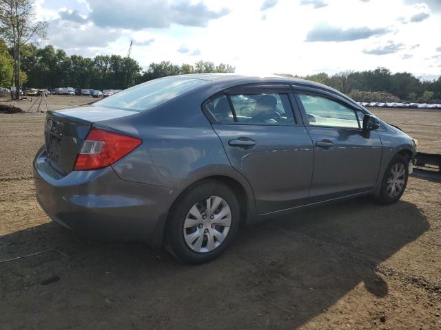 2HGFB2F54CH565209 - 2012 HONDA CIVIC LX GRAY photo 3