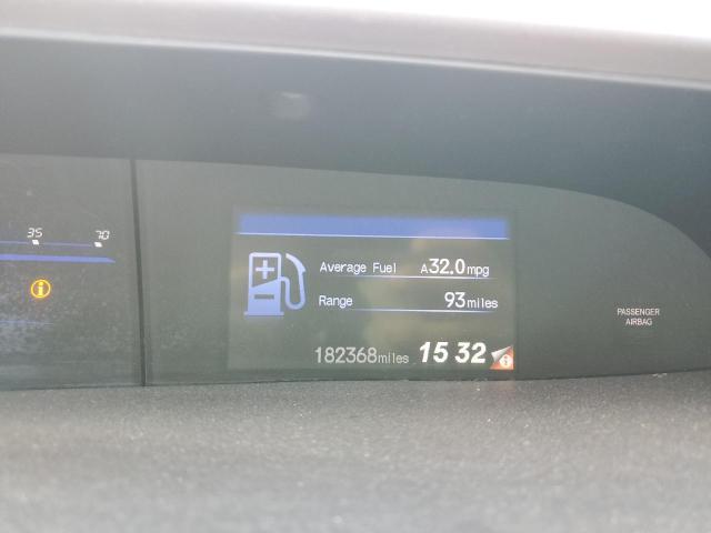 2HGFB2F54CH565209 - 2012 HONDA CIVIC LX GRAY photo 9