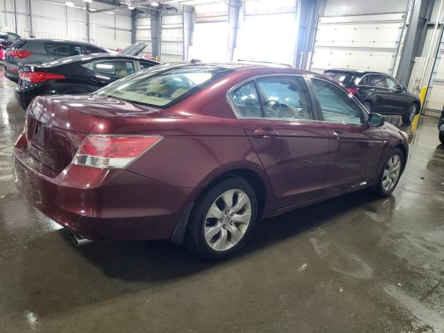 1HGCP26809A019545 - 2009 HONDA ACCORD EXL MAROON photo 3
