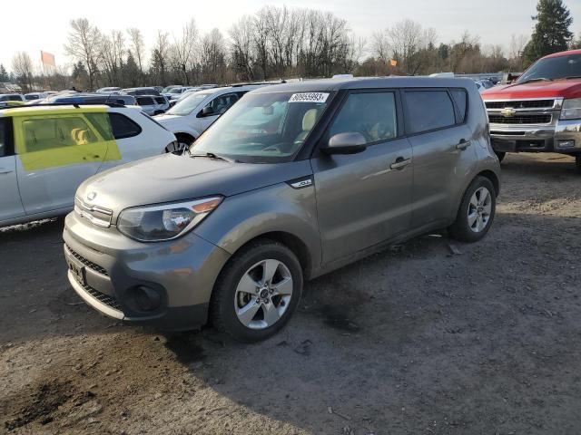 KNDJN2A2XJ7572901 - 2018 KIA SOUL GRAY photo 1