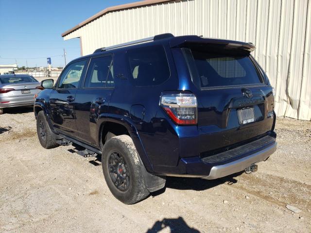 JTEBU5JR3J5529286 - 2018 TOYOTA 4RUNNER SR5/SR5 PREMIUM BLUE photo 2