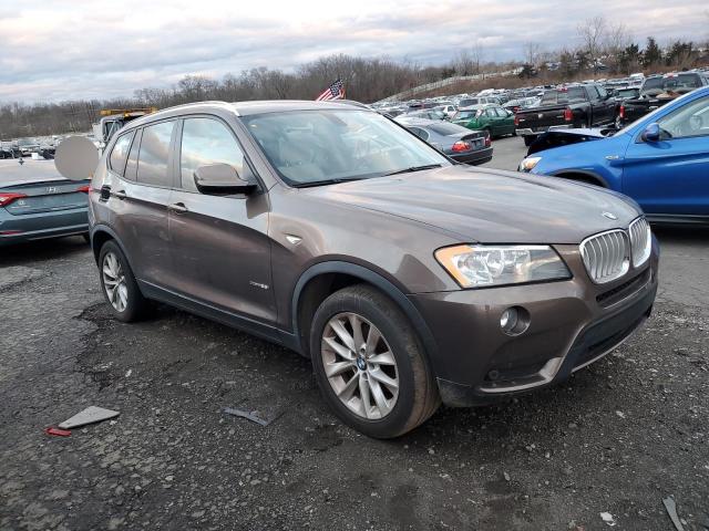 5UXWX9C5XD0A32513 - 2013 BMW X3 XDRIVE28I BROWN photo 4