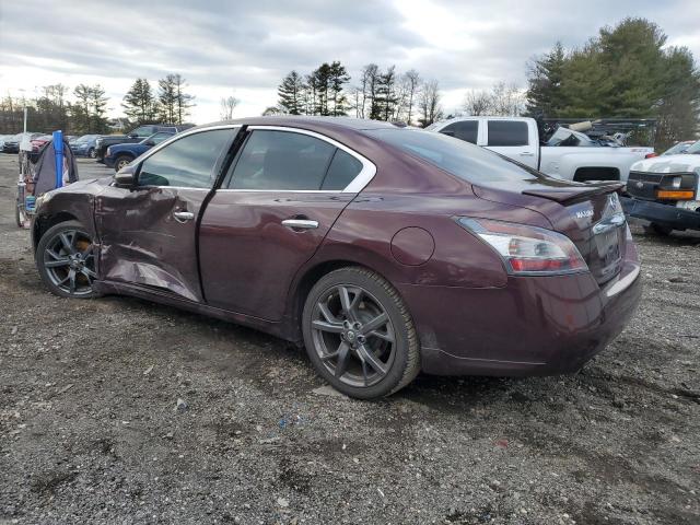 1N4AA5AP0EC486878 - 2014 NISSAN MAXIMA S BURGUNDY photo 2