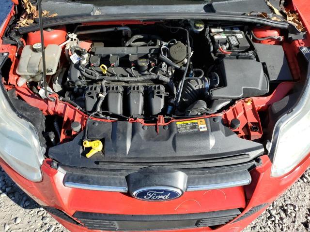 1FADP3F21DL121301 - 2013 FORD FOCUS SE RED photo 11