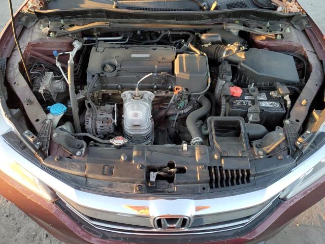 1HGCR2F84HA095035 - 2017 HONDA ACCORD EXL BURGUNDY photo 11