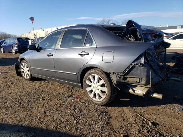 1HGCM66807A082660 - 2007 HONDA ACCORD EX GRAY photo 2