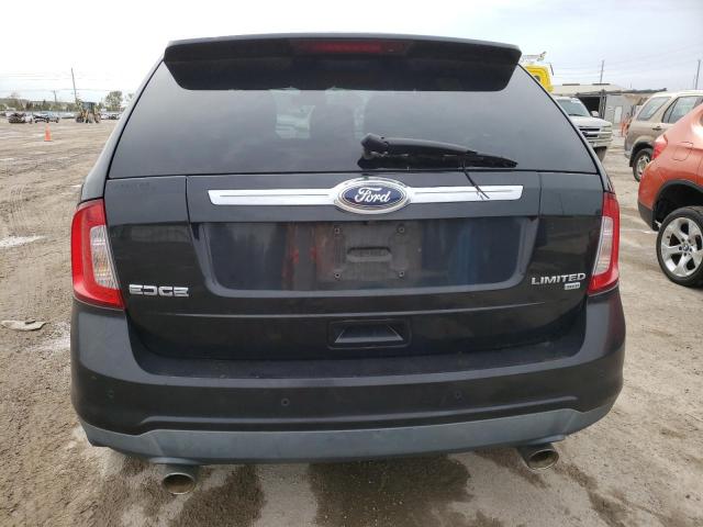 2FMDK4KC2BBA08933 - 2011 FORD EDGE LIMITED BLACK photo 6