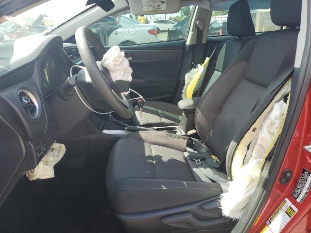 5YFBURHE9JP848337 - 2018 TOYOTA COROLLA L RED photo 7