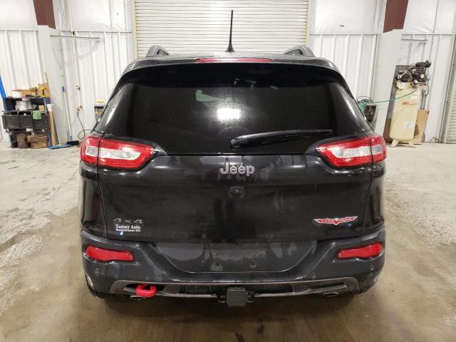 1C4PJMBS9GW138449 - 2016 JEEP CHEROKEE TRAILHAWK BLACK photo 6