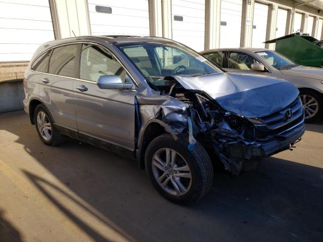 5J6RE3H72BL056657 - 2011 HONDA CR-V EXL GRAY photo 4