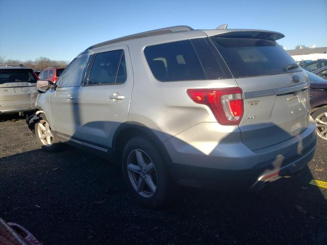 1FM5K8D85GGB08626 - 2016 FORD EXPLORER XLT SILVER photo 2