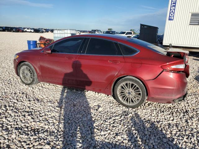 3FA6P0H98GR213089 - 2016 FORD FUSION SE MAROON photo 2