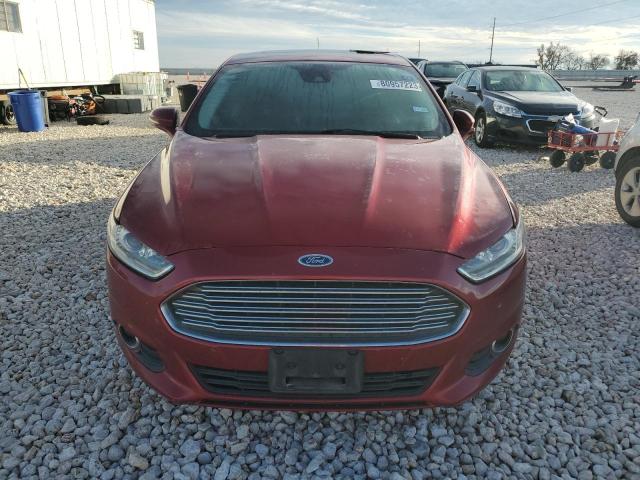 3FA6P0H98GR213089 - 2016 FORD FUSION SE MAROON photo 5