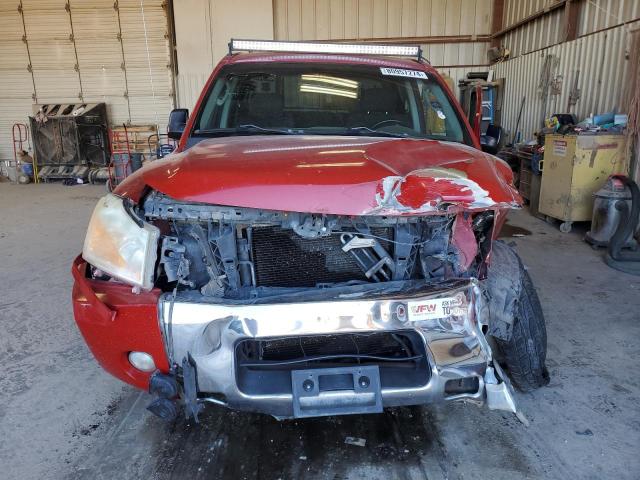 1N6BA0ED7BN312546 - 2011 NISSAN TITAN S RED photo 5