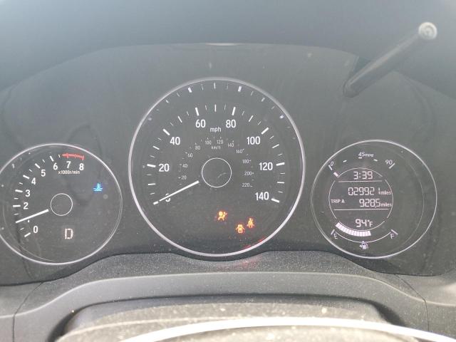 3CZRU5H39KG706481 - 2019 HONDA HR-V LX GRAY photo 9