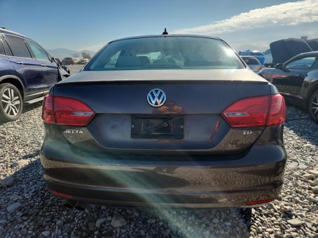 3VWLL7AJ5CM083377 - 2012 VOLKSWAGEN JETTA TDI BROWN photo 6