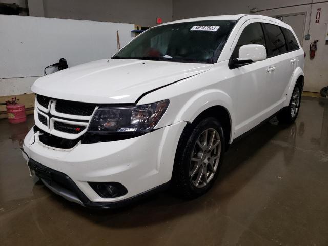 3C4PDDEG8ET203051 - 2014 DODGE JOURNEY R/T WHITE photo 1