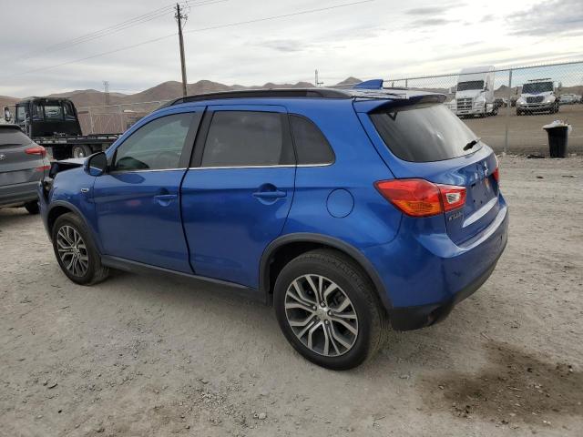 JA4AP4AW7HZ066363 - 2017 MITSUBISHI OUTLANDER SEL BLUE photo 2