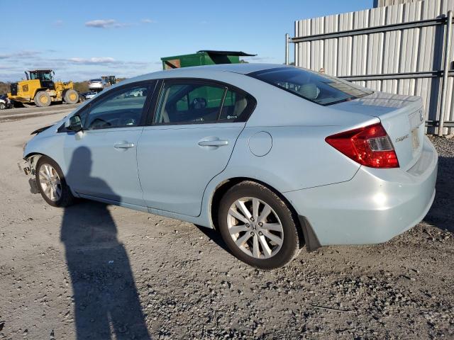 19XFB2F93CE050067 - 2012 HONDA CIVIC EXL ლურჯი ფოტო 2