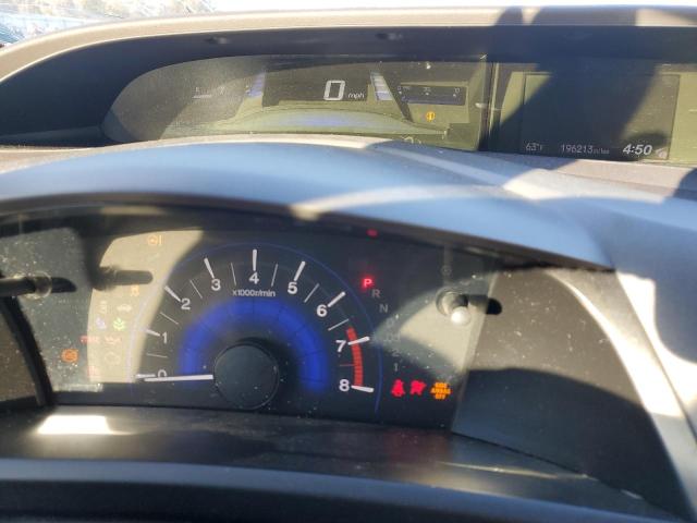 19XFB2F93CE050067 - 2012 HONDA CIVIC EXL ლურჯი ფოტო 9