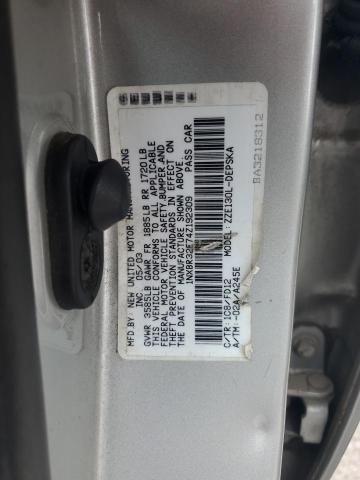 1NXBR32E74Z192309 - 2004 TOYOTA COROLLA CE SILVER photo 12