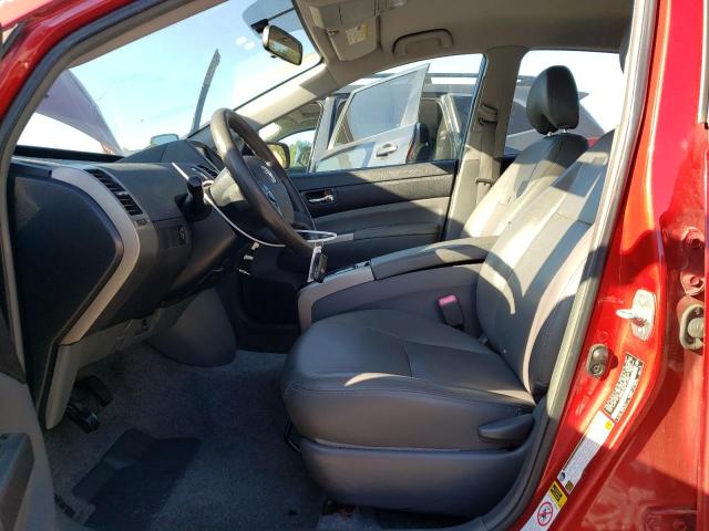 JTDKB20U987713385 - 2008 TOYOTA PRIUS MAROON photo 7