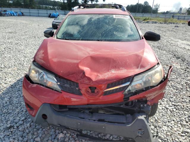 JTMBFREV7FJ025061 - 2015 TOYOTA RAV4 LE RED photo 5