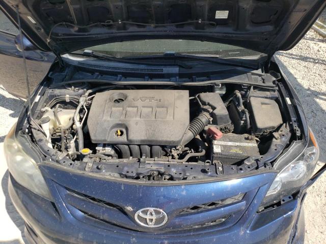 5YFBU4EE8BP002550 - 2011 TOYOTA COROLLA BASE أزرق صورة 11