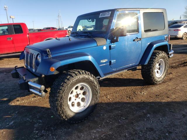 1J4AA5D14AL104311 - 2010 JEEP WRANGLER SAHARA BLUE photo 1