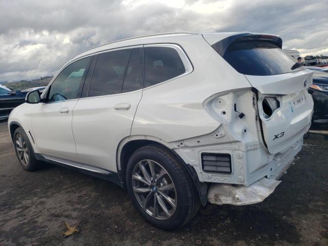 5UXTR9C5XKLE11553 - 2019 BMW X3 XDRIVE30I WHITE photo 2