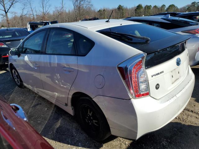 JTDKN3DU1C1527066 - 2012 TOYOTA PRIUS WHITE photo 2