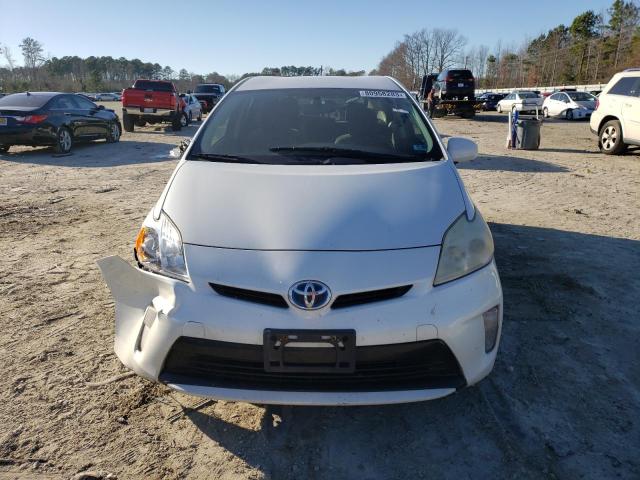 JTDKN3DU1C1527066 - 2012 TOYOTA PRIUS WHITE photo 5