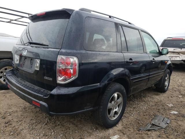 2HKYF18536H545306 - 2006 HONDA PILOT EX BLACK photo 3