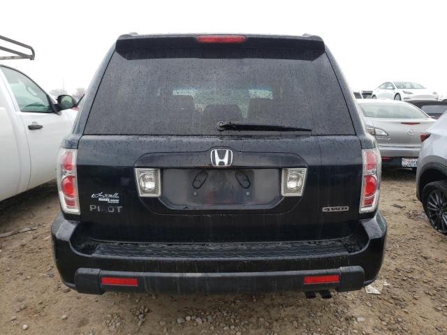 2HKYF18536H545306 - 2006 HONDA PILOT EX BLACK photo 6