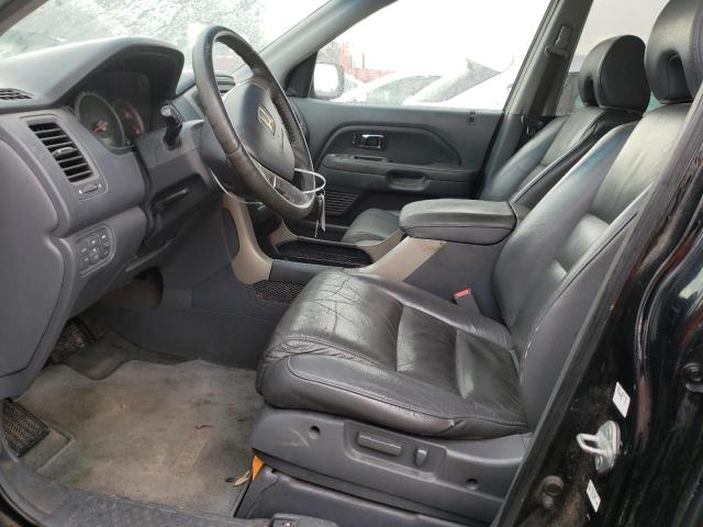 2HKYF18536H545306 - 2006 HONDA PILOT EX BLACK photo 7