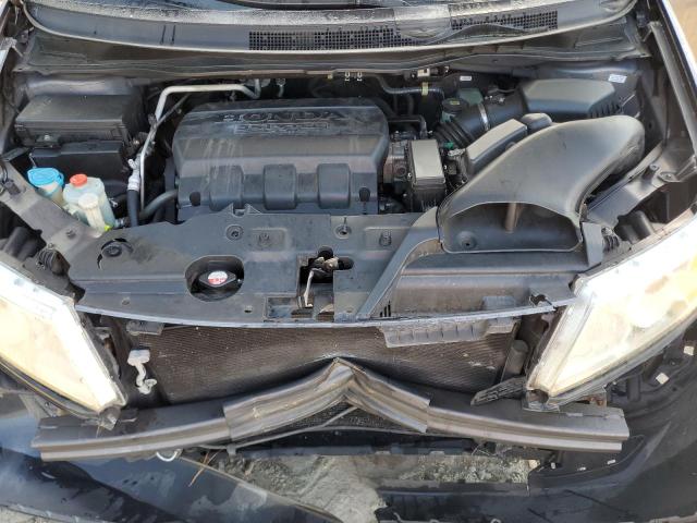 5FNRL5H60CB047927 - 2012 HONDA ODYSSEY EXL GRAY photo 12