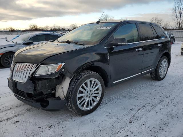 2LMDJ8JK6EBL10544 - 2014 LINCOLN MKX BLACK photo 1