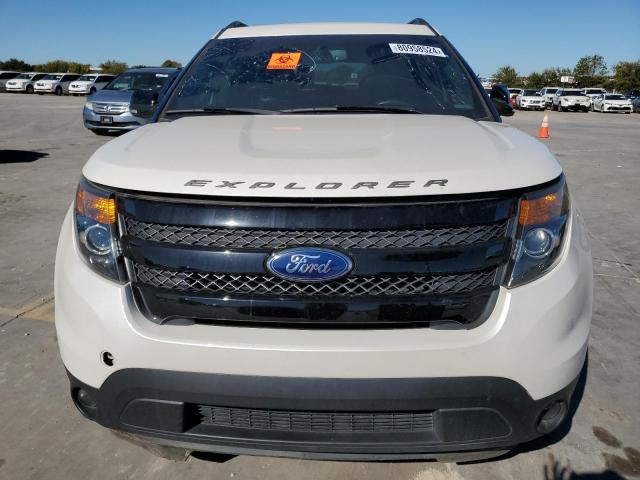 1FM5K8GT3FGA99830 - 2015 FORD EXPLORER SPORT WHITE photo 5