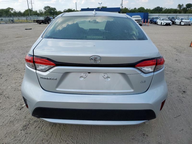 JTDEPRAE5LJ105759 - 2020 TOYOTA COROLLA LE SILVER photo 6