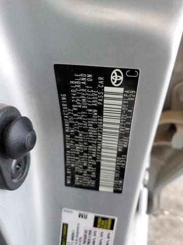 5YFEPMAE8NP336687 - 2022 TOYOTA COROLLA LE SILVER photo 12