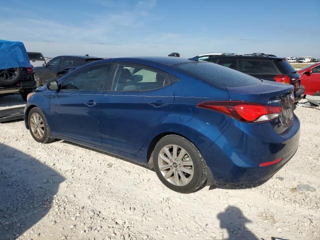 KMHDH4AE0FU330777 - 2015 HYUNDAI ELANTRA SE BLUE photo 2