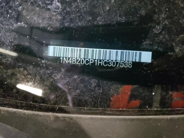 1N4BZ0CP1HC307538 - 2017 NISSAN LEAF S BLUE photo 12