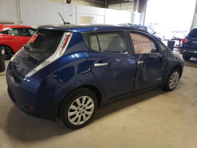 1N4BZ0CP1HC307538 - 2017 NISSAN LEAF S BLUE photo 3