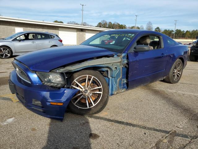 1ZVBP8AM4E5326024 - 2014 FORD MUSTANG BLUE photo 1